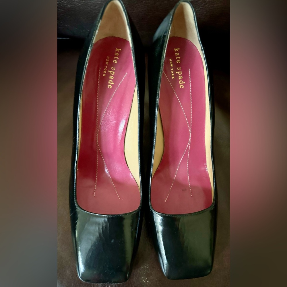 COPY - Kate Spade Black Square Toe Pumps SIZE 9B NEW! Great deal!!